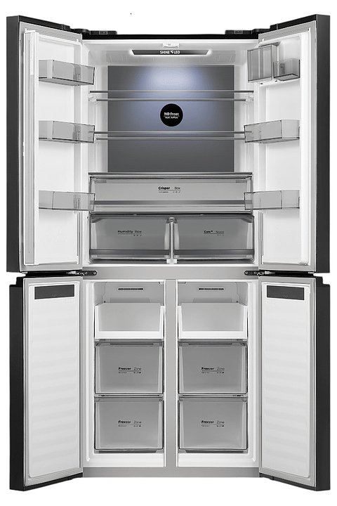 Холодильник Maunfeld Cross Door KITFit NO FROST MFF192NFB01 518 л 833х640х1910 мм черный