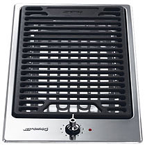 Встраиваемый гриль домино SMEG PDXS30B-1