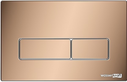 Кнопка смыва Wasserkraft RG03 золото розовое