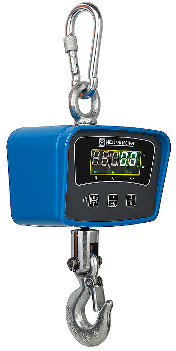 Крановые весы Мехэлектрон-М ВКМ-III-500-Д 360 МК1 LED (аккумулятор) синий