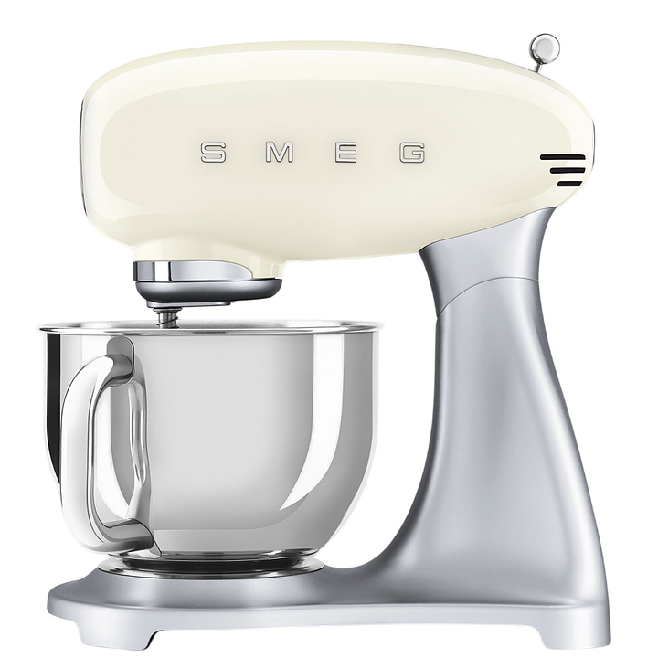 Миксер планетарный SMEG SMF04CREU 800 Вт 4,8 л 405х221х378 мм кремовый, глянцевый