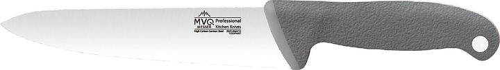 Нож шеф повара MVQ Profi Color Messer F4256 l=20 см (нерж. сталь / пластик) с серой ручкой