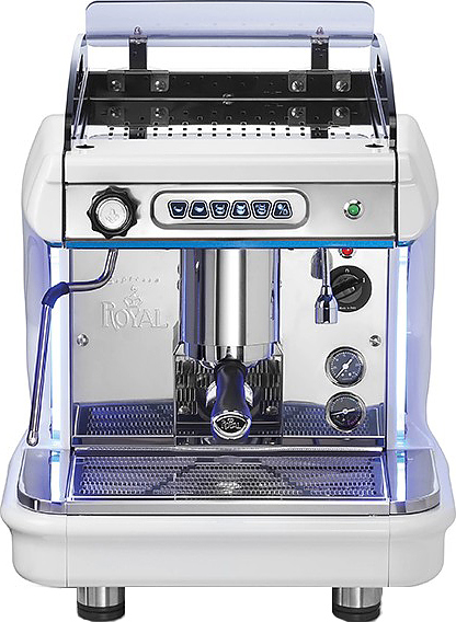 Кофемашина Royal Synchro T2 1GR Automatic Boiler 7LT Motor-Pump inside черно-белая