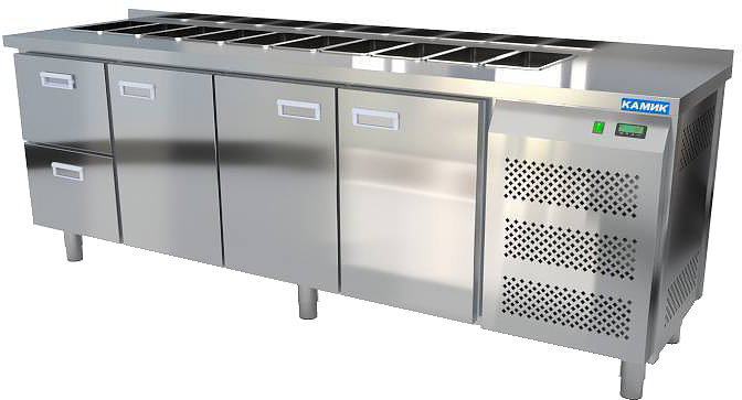 Стол холодильный для салатов КАМИК СОН-322383К