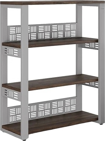 Стеллаж открытый КОБОР ST3-60/36 aluminum/charlston