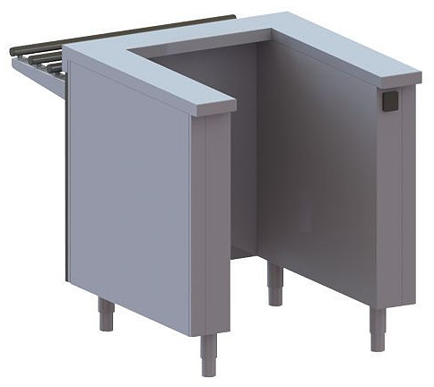 Столешница барная Apach CHEF LINE LBLT70370U/PH1 3700х700х40 мм