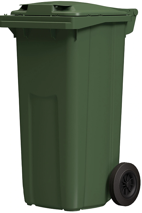 Контейнер для мусора iPlast 27.C29 120 л зеленый