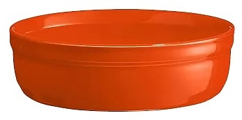 Форма для запекания Emile Henry 77647 d 130 мм h 35 мм керамика, оранжевый