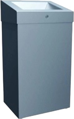 Корзина для мусора Merida STELLA R KSP102.R 47 л с конусным отверстием (нерж. сталь) полированная сталь