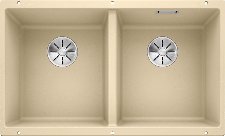 Кухонная мойка Blanco Subline 350/350-U InFino Silgranit шампань