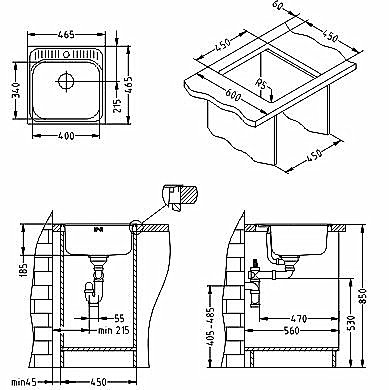 Мойка Alveus Basic 140