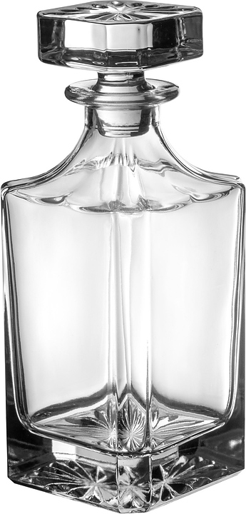 Штоф MGline 78553 Square 750 мл h=225 мм (хрустальное стекло)