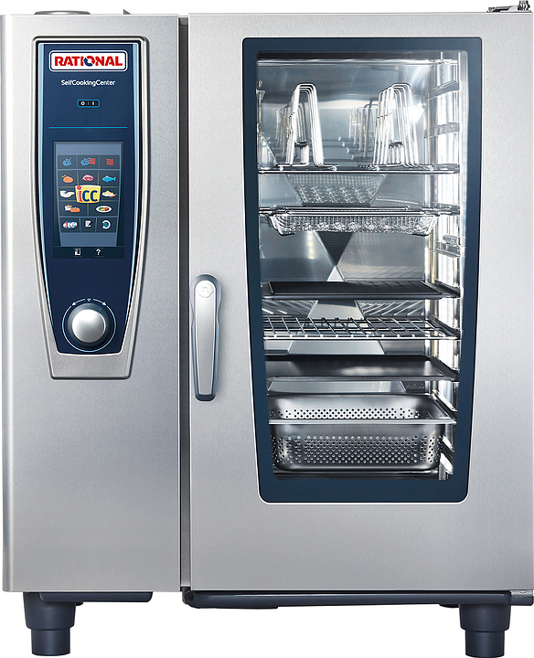 Пароконвектомат Rational SCC 101G 5 Senses (с поуровневой сигнализацией)