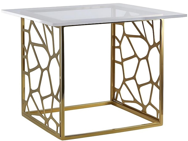 Подставка фуршетная P.L. Proff Cuisine Hotelware FSBG 4800 G 35*35 см h 20,2 см + блюдо 45*45 см акрил