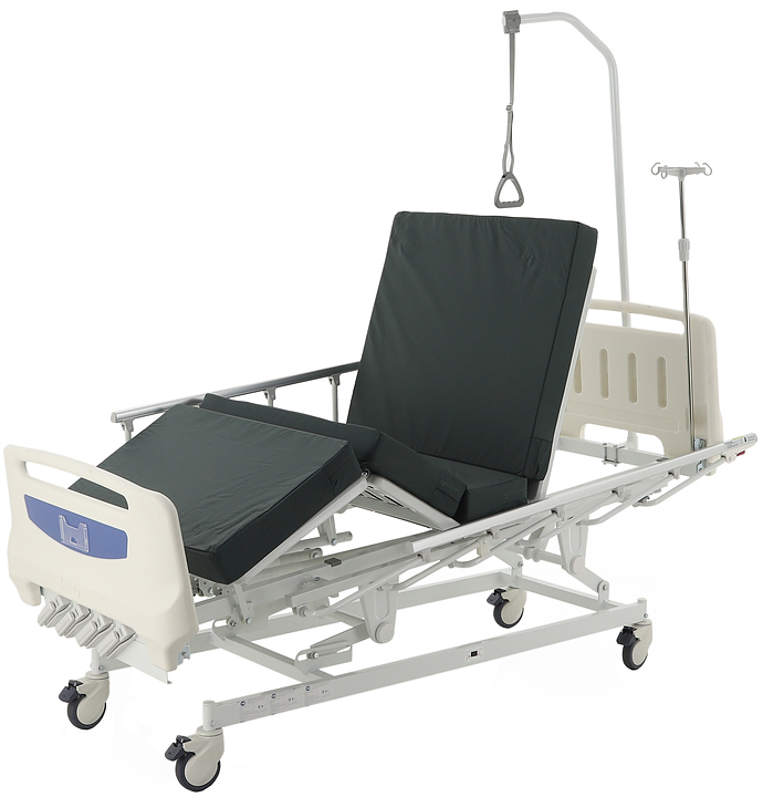 Кровать медицинская механическая Med-Mos Е-1 (ABS) с РУ