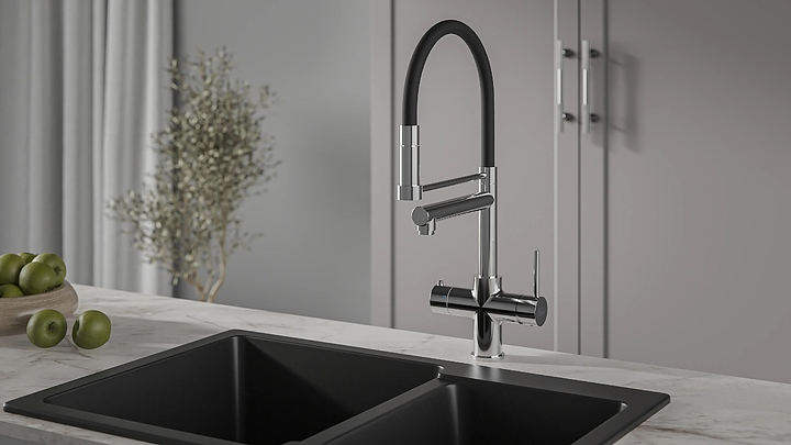 Система мгновенного кипячения воды 4 в 1 ArtisanTech Aquahot Rome Chrome