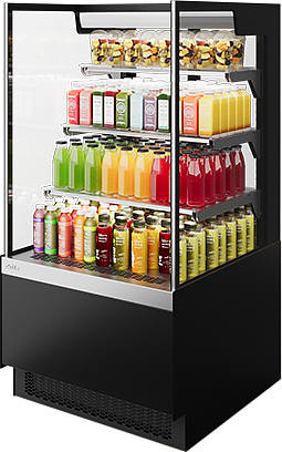 Витрина кондитерская Chilz VETE II KUB OFT SQ 90 белый глянец