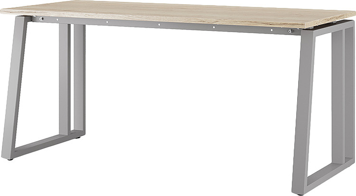 Стол компьютерный КОБОР KTS2-180/80 aluminum/natural