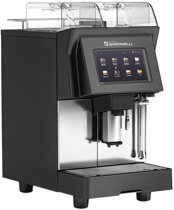 Кофемашина Nuova Simonelli Prontobar Touch 2 Grinder Tank (2 кофемолки, заливная+подключение в водопроводу, черная)