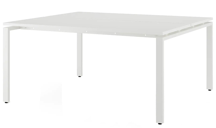 Стол офисный КОБОР P/2-100/160 white/premium