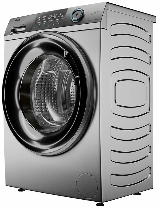Стиральная машина Haier HW80-BP14969BS 8 кг 1400 об/мин серебро, черный