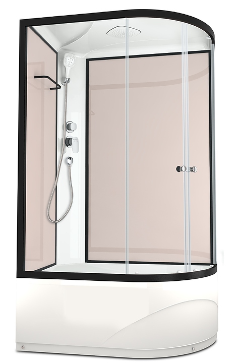 Душевая кабина Domani-Spa Delight 128 high R DS01D128RHPcCl00 120х80 см