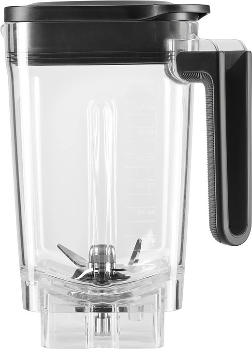 Кувшин для блендера KitchenAid 5KSB2056JPA 1,6 л с крышкой (пластик / силикон) прозрачный / черный