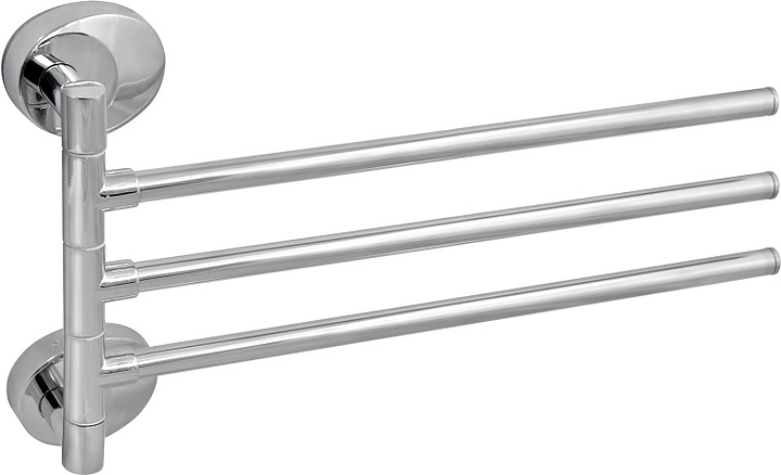 Полотенцедержатель Puff Solinne 16223 Modern 310 мм поворотный тройной (металл) хром