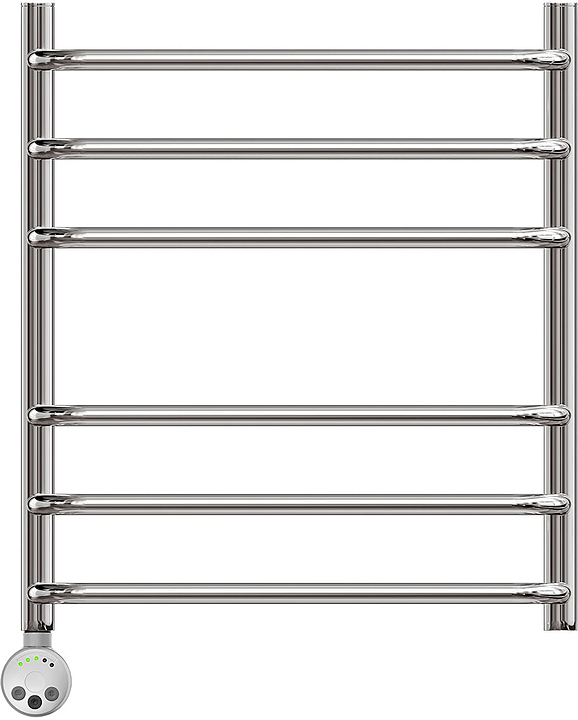 Полотенцесушитель электрический Point Нептун PN09156E П6 500x600, хром