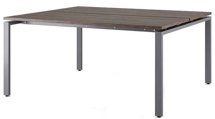 Стол офисный КОБОР P/2-140/120 graphite/charlston