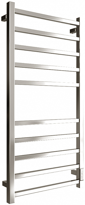 Полотенцесушитель электрический Двин 4656759179182 L plaza neo 100/50 K с диммером и таймером, полированный