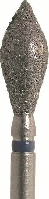 Бор алмазный Jota 899 027 FG, синий, 5 шт., межзубный, скругленный, заостренный кончик