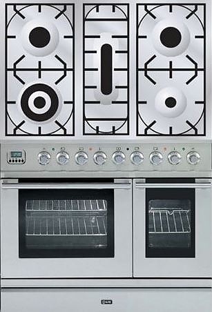 Газовая плита с духовым шкафом ILVE PDL-90-MP
