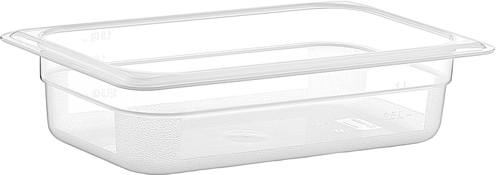 Гастроемкость Gastroplast GNPP-1465 GN 1/4-65 (265х162х65) 1,5 л полипропилен прозрачная