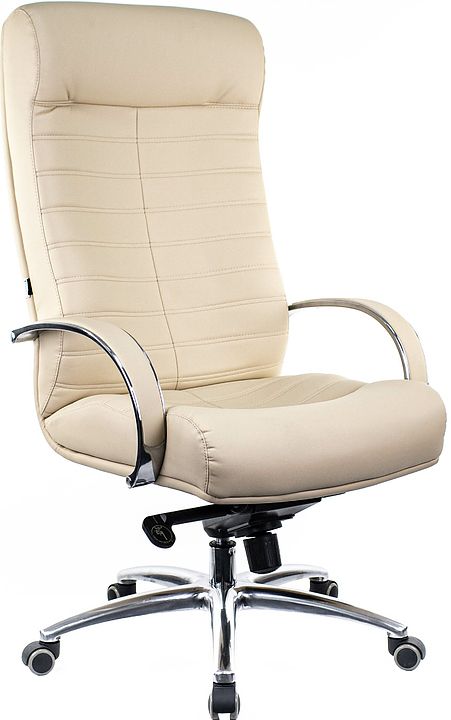 Кресло руководителя Everprof Orion AL M экокожа, бежевое