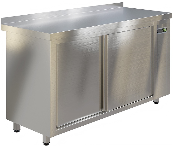 Стол тепловой Restoinox Т-СПЗК-14/6-Б закрытый с бортом