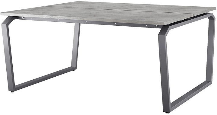 Стол офисный КОБОР TB/2-100/120 graphite/chicago