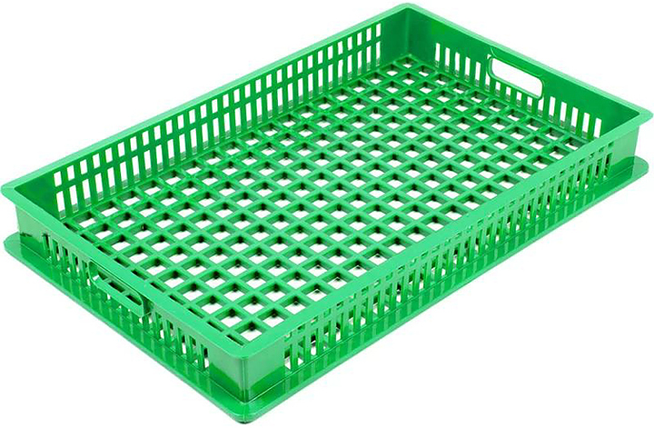 Ящик для хлеба ТАРА.РУ 404-095-02 740х465х95 мм зеленый