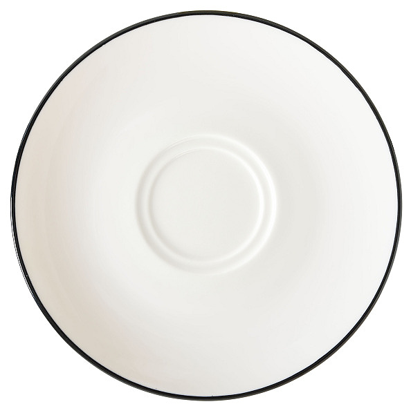 Блюдце Bonna Линеа Черный Гурмэ 77973 d 160 мм