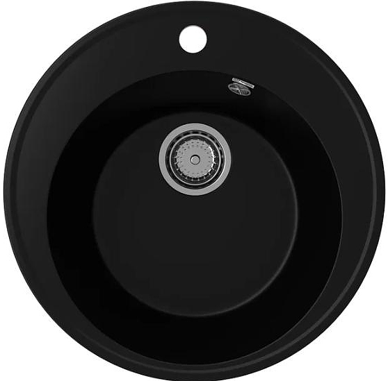 Мойка кухонная ULGRAN Quartz Nora 485-07 уголь