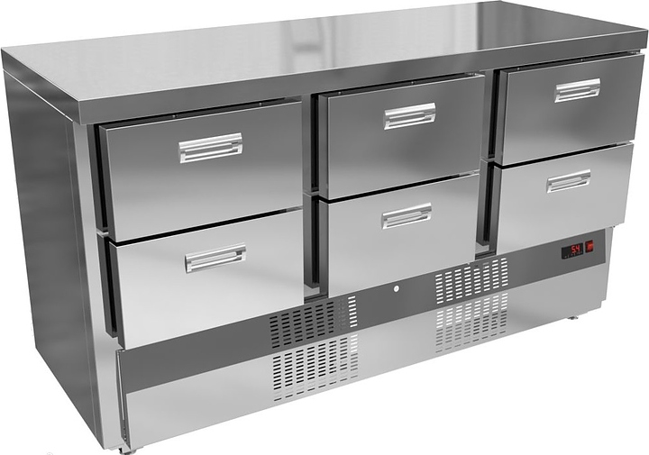 Стол холодильный KRONER СХ 6я-150-60