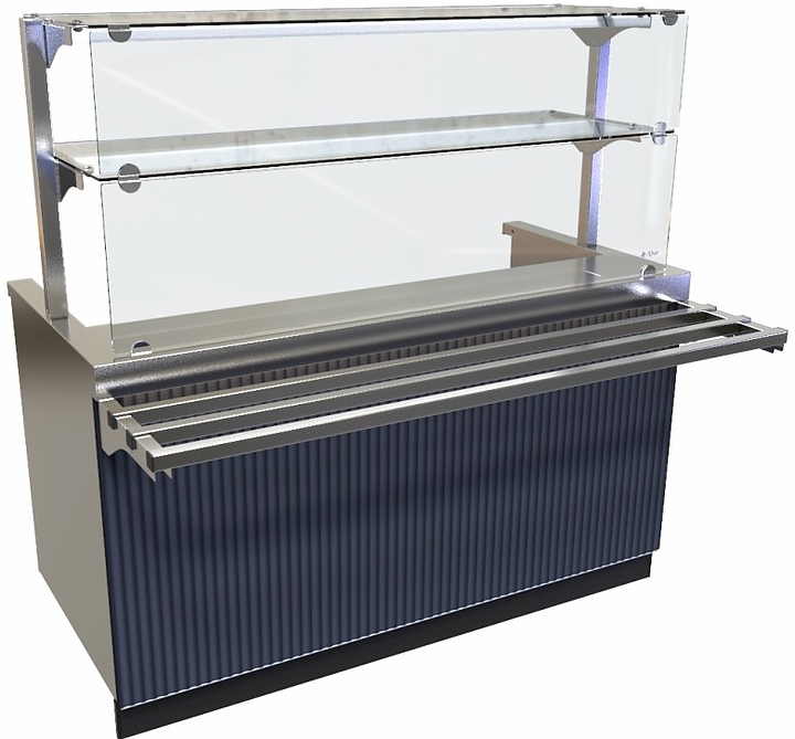 Прилавок-мармит Abat ПМЭС-70Е-03 для первых блюд волна