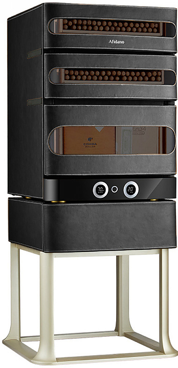 Шкаф для сигар Afidano L3 черный оникс
