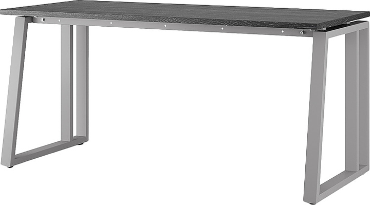 Стол офисный КОБОР TS2-140/70 aluminum/glazed