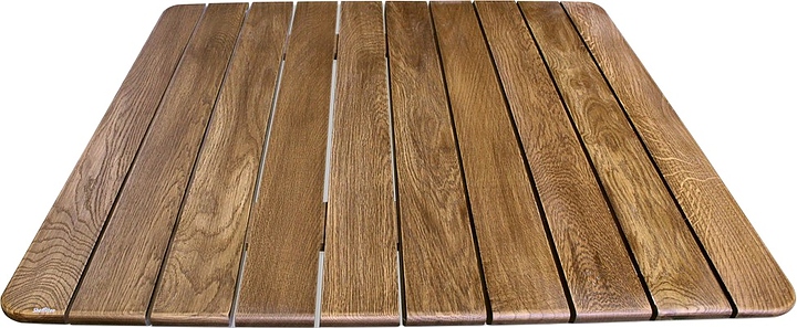 Столешница Sheffilton SHT-TT5 80/80 (дуб) квадрптная брашированный коричневый дуб