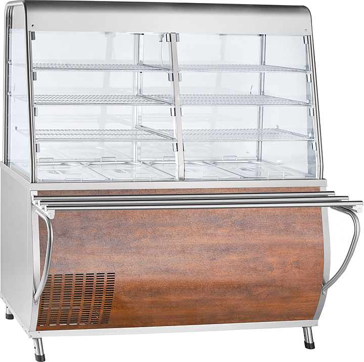 Прилавок-витрина Abat ПВВ(Н)-70Т-С-01-НШ кашир.