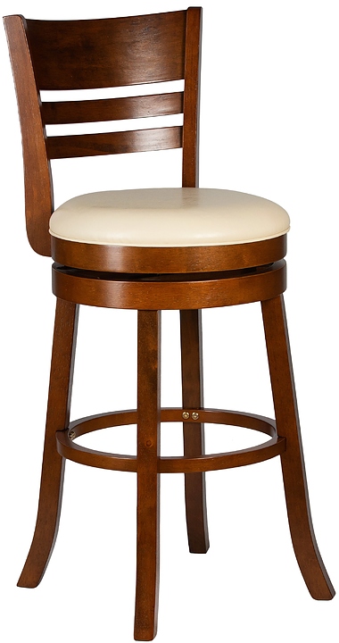 Стул полубарный DOBRIN 4393-LMU WILLIAM COUNTER (кремовый, шоколад)