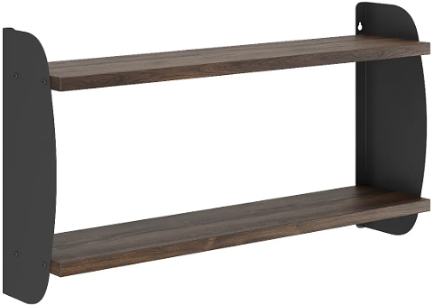 Полка КОБОР S2-80/20 black/charlston