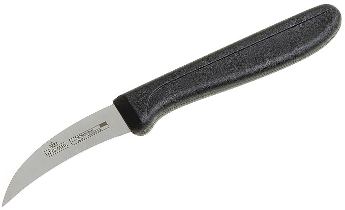 Нож кухонный Luxstahl Коготь L46S-826K1 2,5" 63 мм черный