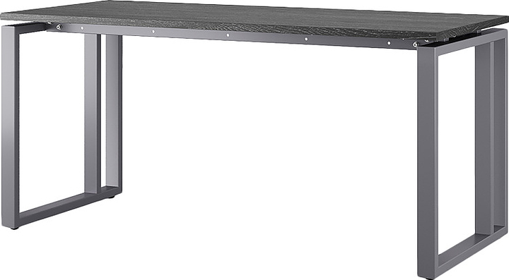 Стол офисный КОБОР O2-140/70 graphite/glazed